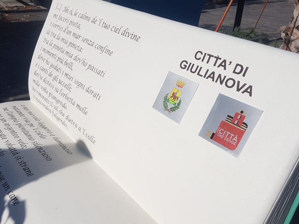 A Giulianova Quattro Panchine Letterarie Con Frasi Di D Annunzio Silone Flaiano E Di Pietrantonio Abruzzolive